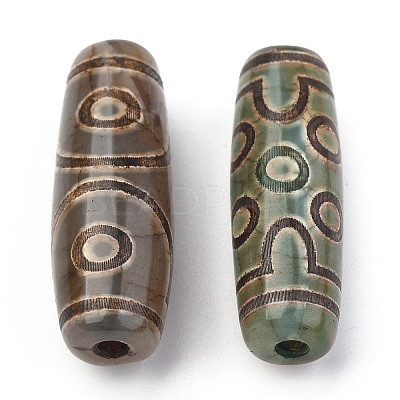 Tibetan Style dZi Beads TDZI-E004-27-1