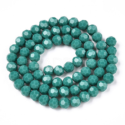 Opaque Glass Beads Stands EGLA-A035-P8mm-D21-1