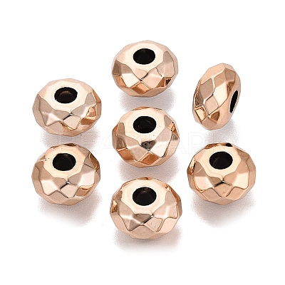UV Plating Acrylic European Beads OACR-E033-22-10-1