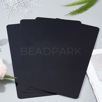 4Pcs Rectangle Acrylic Sheet OACR-PH0001-80C-1