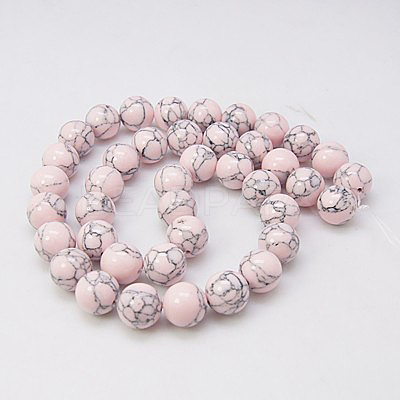 Synthetic Turquoise Beads Strands X-TURQ-H038-10mm-XXS04-1