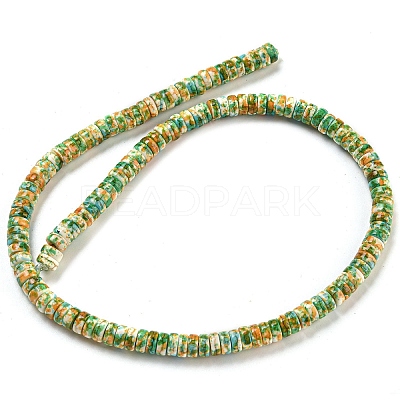 Baking Paint Synthetic Turquoise Beads Strands G-H060-02B-02-1