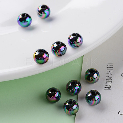 Opaque Acrylic Beads MACR-S370-D8mm-S002-1