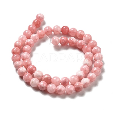 Natural Green Jade Beads Strands G-G757-04-10mm-1