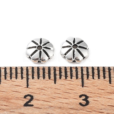 925 Sterling Silver Bead Caps STER-A041-04AS-1