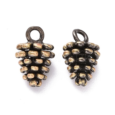 Rack Plating Brass Charms KK-F834-07BAB-1