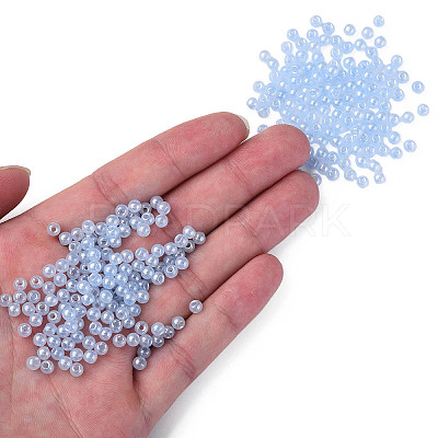 6/0 Imitation Jade Glass Seed Beads X1-SEED-N004-006-13-1
