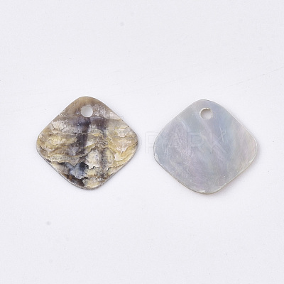 Natural Akoya Shell Charms SHEL-T012-38-1