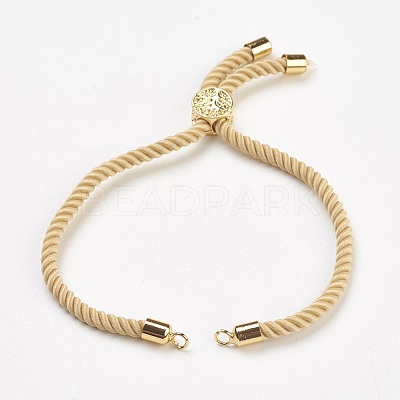 Nylon Twisted Cord Bracelet Making X-MAK-F018-08G-RS-1