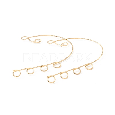 316 Stainless Steel Ear Cuff Findings Ion Plating(IP) STAS-H148-04G-1
