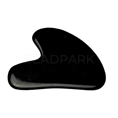 Natural Black Obsidian Gua Sha Boards G-J306-03C-1