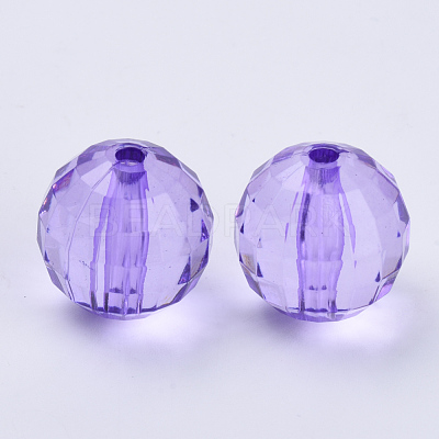 Transparent Acrylic Beads TACR-Q254-12mm-V50-1