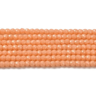 Synthetic Luminous Stone Beads Strands G-C086-01B-11-1