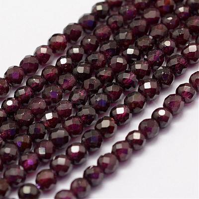Natural Garnet Beads Strands G-F460-28-1