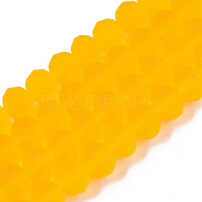 Transparent Glass Beads Strands EGLA-A044-T8mm-MD05-1