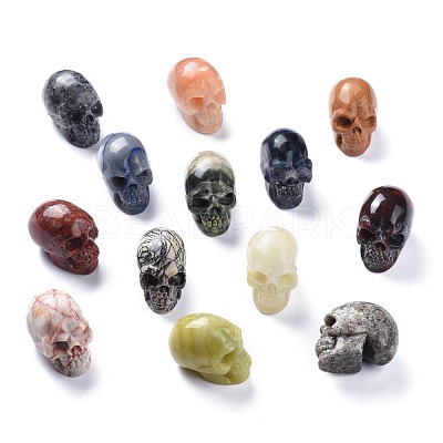 Halloween Natural Gemstone Home Decorations DJEW-K015-M-1