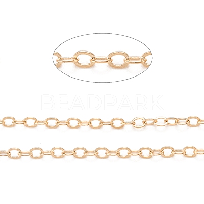 Brass Cable Chains CHC-S003-13G-1