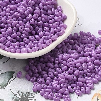 Baking Paint Glass Seed Beads SEED-K009-01B-11-1