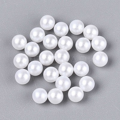 ABS Imitation Pearl Acrylic Beads OACR-S011-4mm-02-1