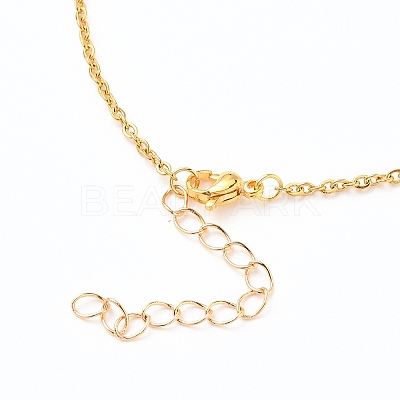 304 Stainless Steel Cable Chain Bracelet Making X-AJEW-JB00782-02-1