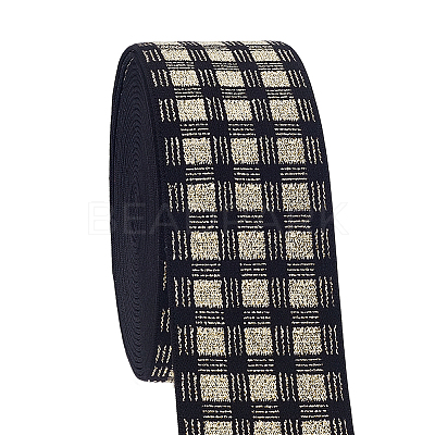 5 Yards Flat Polyester Jacquard Elastic Band EC-PH0001-31A-1