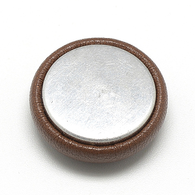 Imitation Leather Covered Cabochons WOVE-S084-06B-1