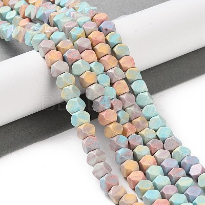 Natural Rainbow Alashan Agate Beads Strands G-NH0022-L01-01-1