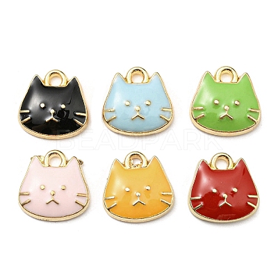 Golden Plated Alloy Charms ENAM-L042-01G-1