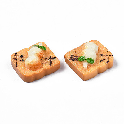 Opaque Epoxy Resin Cabochons LS-CRES-S358-63-1