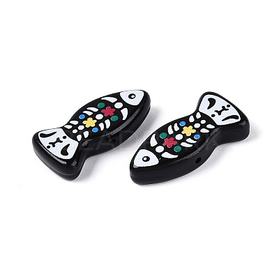 Printed Opaque Resin Beads RESI-N043-22A-1