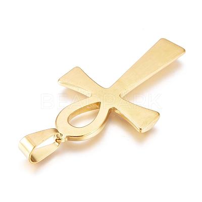 304 Stainless Steel Big Pendants STAS-L206-06-1