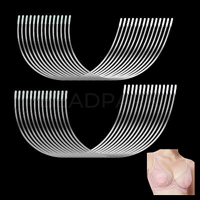 24Bags 2 Styles 304 Stainless Steel Bra Boning STAS-PH0006-94B-1