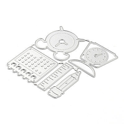 Study Supplies Carbon Steel Cutting Dies Stencils DIY-P076-14-1