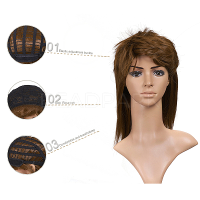 Mullet Wigs for Men OHAR-G007-01-1