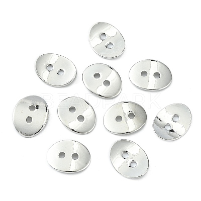 Brass Button Clasps KK-G080-N-1