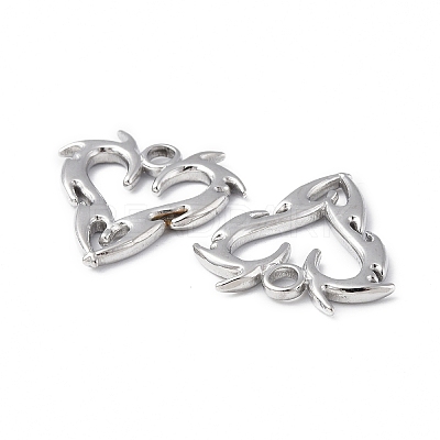 Non-Tarnish 304 Stainless Steel Pendants STAS-C066-31P-1
