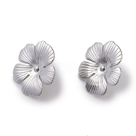 Non-Tarnish 304 Stainless Steel Stud Earrings for Women EJEW-L283-019P-1