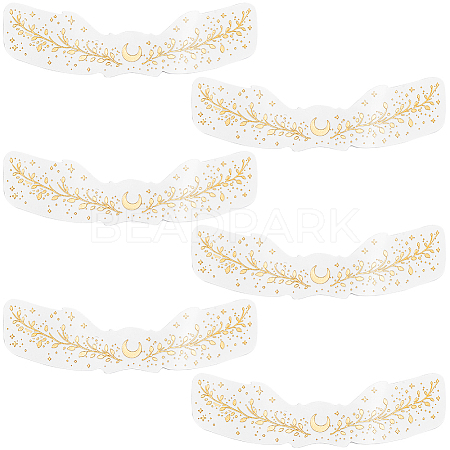 10Pcs Transfer Sticker Proof Removable Temporary Tattoos Stickers DIY-SP0003-65A-04-1