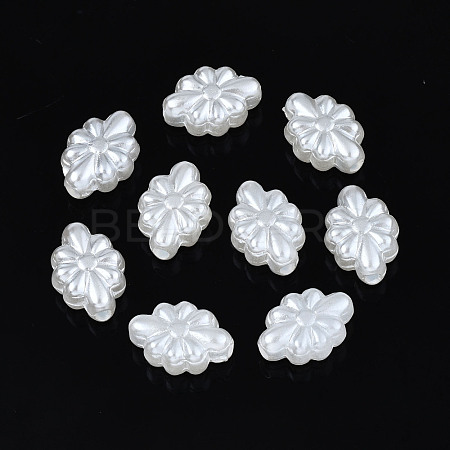 ABS Plastic Imitation Pearl Beads OACR-N008-143-1