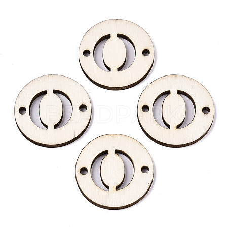 Unfinished Natural Poplar Wood Links Connectors WOOD-S045-140B-01O-1