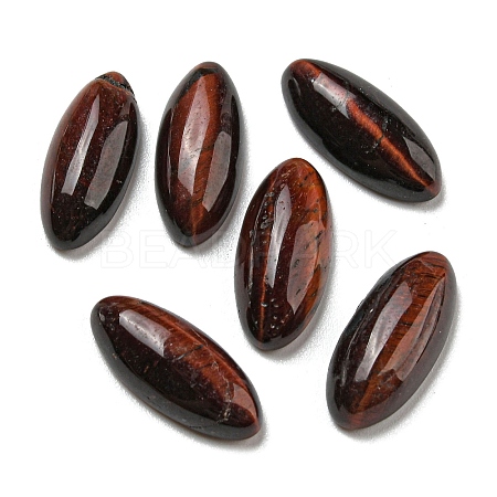 Natural Tiger Eye Cabochons G-B050-24F-1