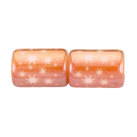 Electroplate Glass Beads EGLA-Q137-01A-G01-1