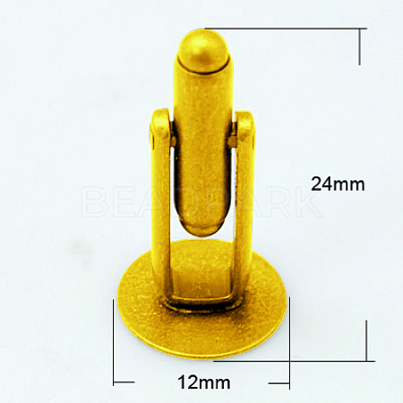 Brass Cuff Button KK-E106-G-NF-1