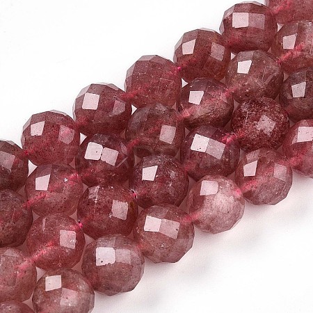 Natural Strawberry Quartz Beads Strands G-S345-10mm-21-1