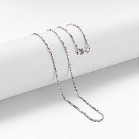 Brass Chain Necklaces MAK-F013-02P-1