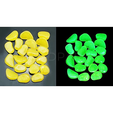 Plastic Imitation Luminous Stone Display Decoration PW-WG21176-04-1