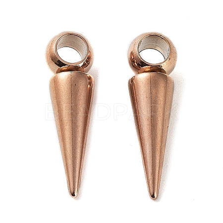 Ion Plating(IP)  201 Stainless Steel Pendants STAS-M323-28RG-1-1