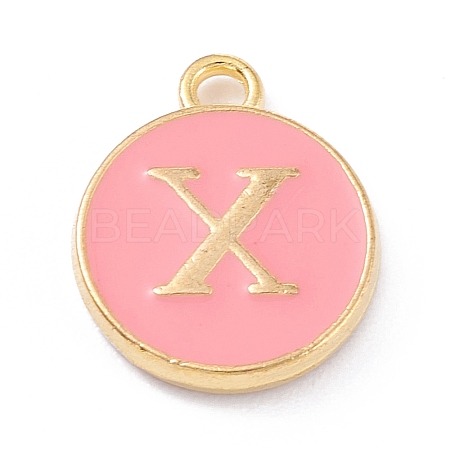Golden Plated Alloy Enamel Charms LS-ENAM-Q437-14X-1
