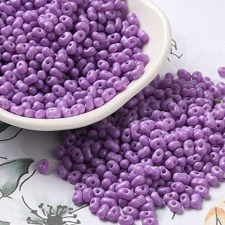 Baking Paint Glass Seed Beads SEED-K009-01B-11-1