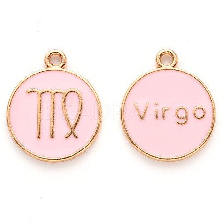 Alloy Enamel Pendants ENAM-S124-01A-09B-1